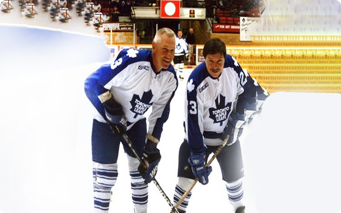 Dave Hutchinson and Les